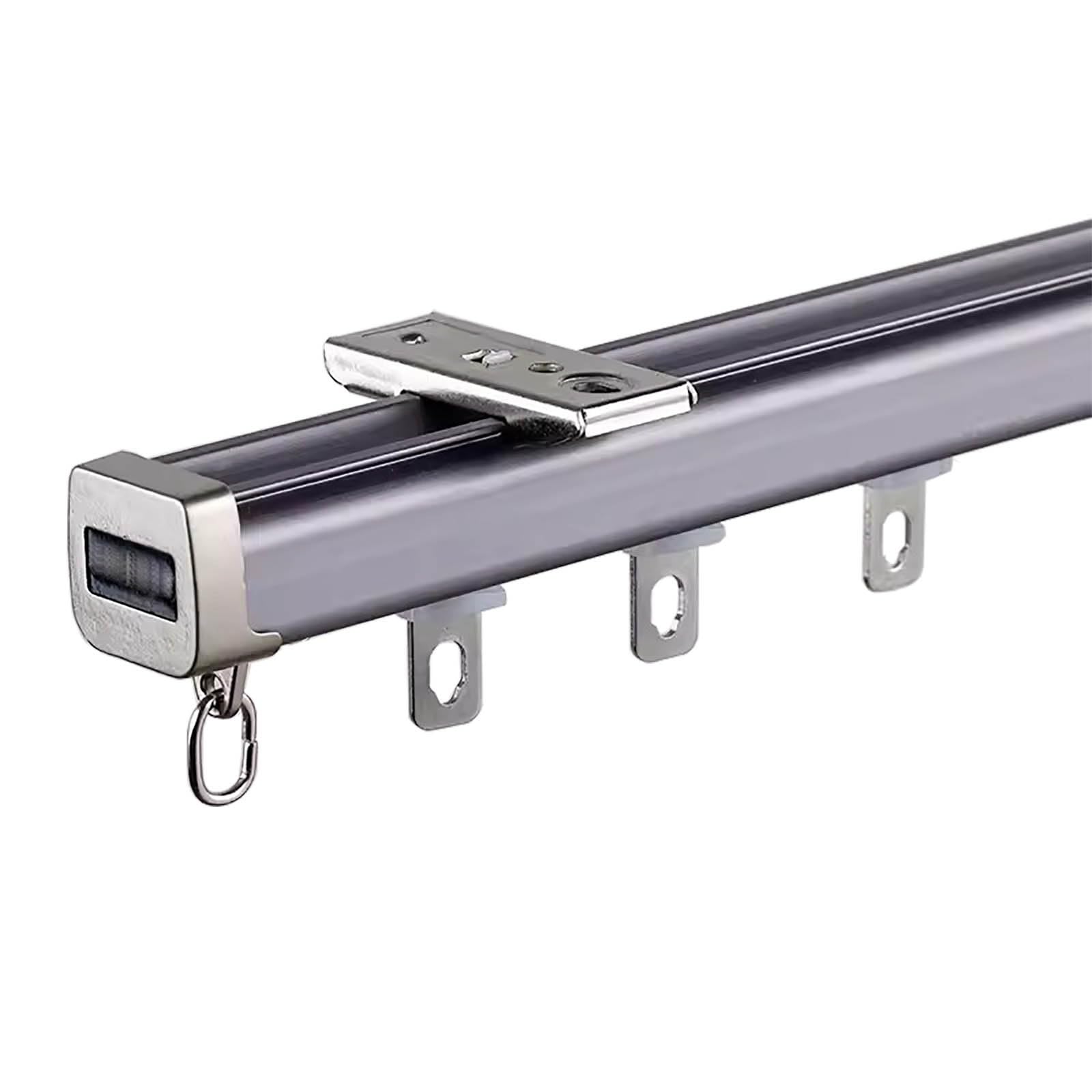 Traverse en aluminium de 3 à 26 pieds de long - Séparateur de rideau silencieux for salon, chambre, cuisine - Suspension murale/plafond for séparation de pièce(Ceiling Mount,20ft/6.1m/240in)