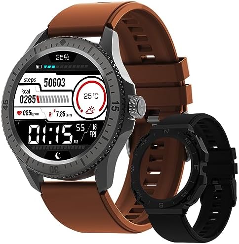 Maxima Max Pro X4 Smartwatch with SpO2, Up to 15 Day Battery life,1.3 ...