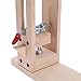 Wood Leather Working Craft Clip Kit Hand Stitching Clamp Leathercraft Lacing Sewing Pony Horse Clamp for Leathercraft Sewing DIY Table Desktop Tool and Supplies