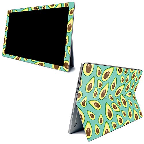 Image of MightySkins Carbon Fiber Skin for Microsoft Surface Pro 7 - Seafoam Avocado | Textured Carbon Fiber Finish | Easy to Apply, Remove, and Change Styles | Made in The USA