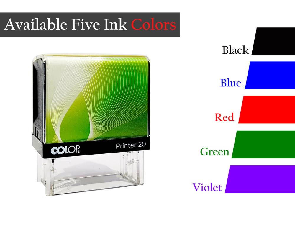 TIMBRO AUTOINCHIOSTRANTE RETTANGOLARE 14X38 MM PRINTER 20 COLOP 9004362487159 19510 - Foto 6