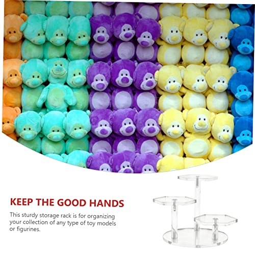 Cabilock 1Pc Transparente Rack De Exibição De Escada Palete De Maquiagem Organizador De Óculos De So