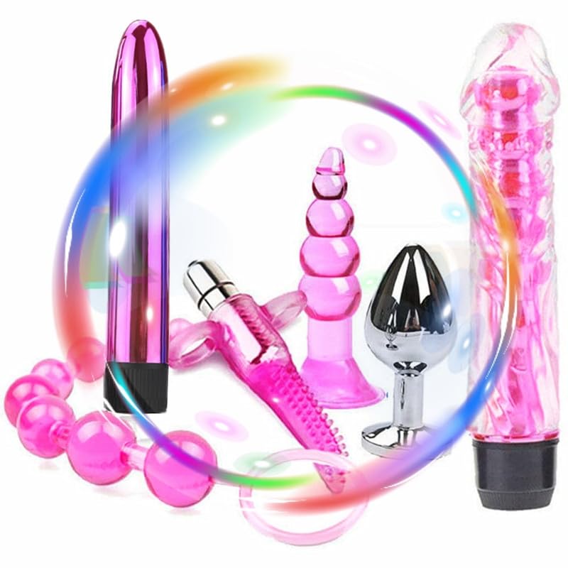 Regalo di Coppia, Un Set di Sei Articoli Rosa in Diversi Stili, Accessori di Allenamento per la casa Buttock, Set di Strumenti di Massaggio, Allenamento di Yoga
