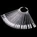 Produktbild Falsches Display Nail Art Fan Rad Rad Poliertipp Tipps Sticks Nail Art Tipps Sticks Polnisches Display Fan Nägel Makeup Tools 50 Stück/Set