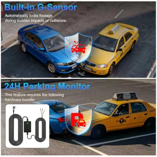 YUINWEN 2K 360° Dash Cam