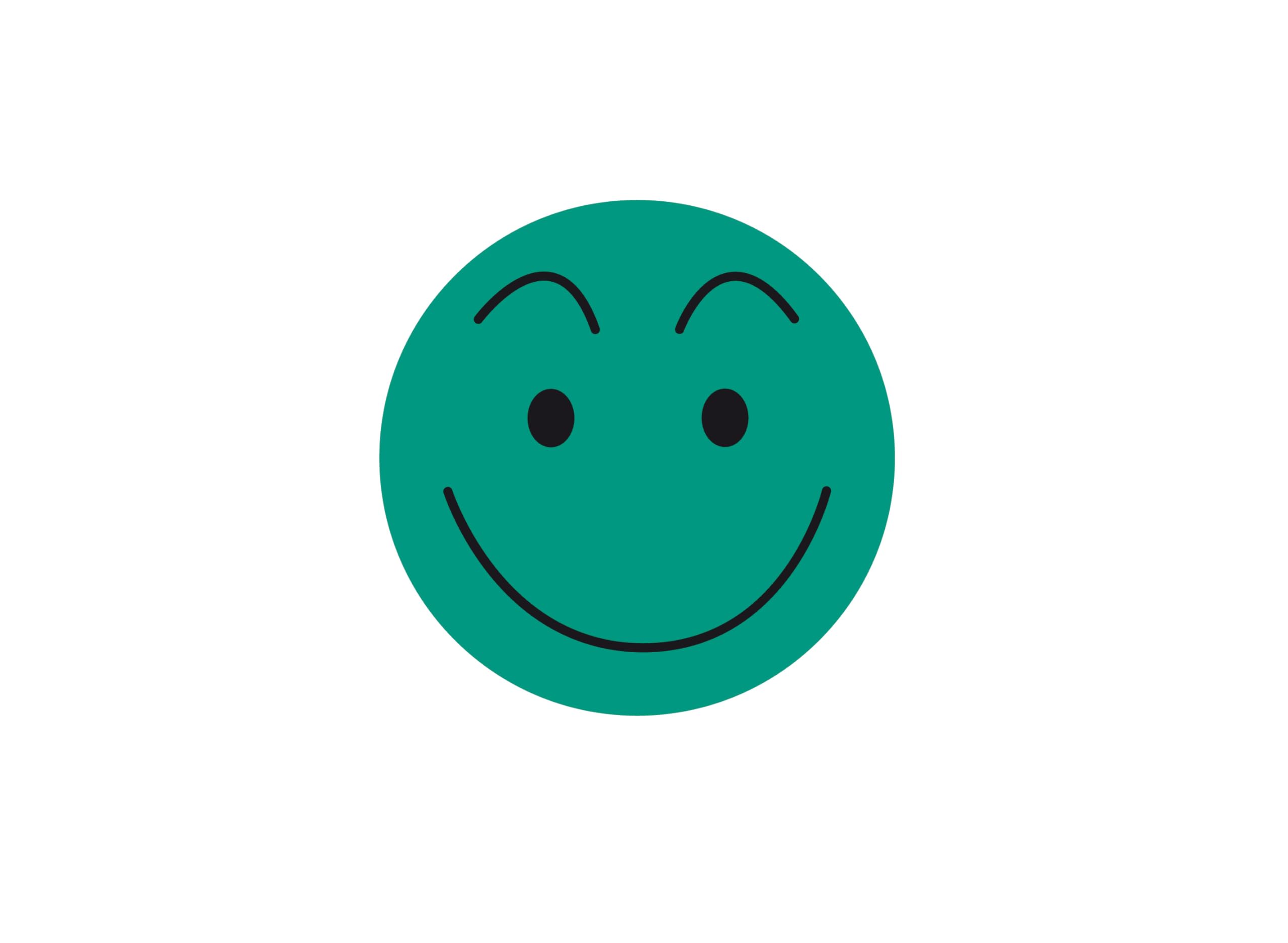 APLI Kids 14373 - Gomets autoadhesivo smile verde cara feliz en rollo de 900 pegatinas en total.