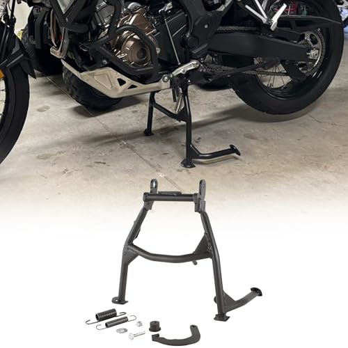 Fayedenicy Support de pied central en acier pour moto Support de stationnement pour support de béquille centrale verticale pour CRF1000L CRF 1000 L Africa Twin Accessoires 2016 2017 2018 2019 16-19