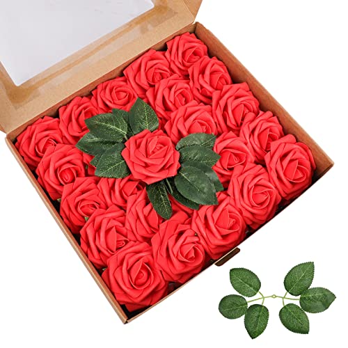 Aolytech - Rosas de flores artificiales Cover