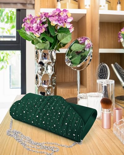 Image of TINDTOP Evening Clutch Purses for Women Handbags for Formal Wedding Party Cocktail Prom Crossbody Shoulder Envelope Bag | for Formal Wedding