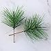 Shxstore-1 Artificial Green Pine Needles Branches Small Twigs Stems Picks for Christmas Flower Arrangements Wreaths and Holiday Decorations, 20 Branch