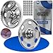 Produktbild Druckknöpfe zum Annähen, Ø 15 mm aussen, 20 Paare, in Silber, aus Messing, Druckknopf für Bekleidung, Bastelarbeiten, DIY Projekt, Reparatur Knöpfe Nähzubehör, Druck Knopf Nähen, Ersatz Metallknöpfe