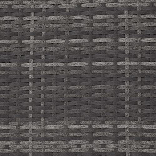 tectake Lounge Gartenmöbel Set Poly Rattan für den Garten, Möbel für den Balkon, 12-teilige Garten Lounge (wetterfest), Essgruppe mit Outdoor Sofa, Sessel und Tisch für 4 Personen – Bild 10