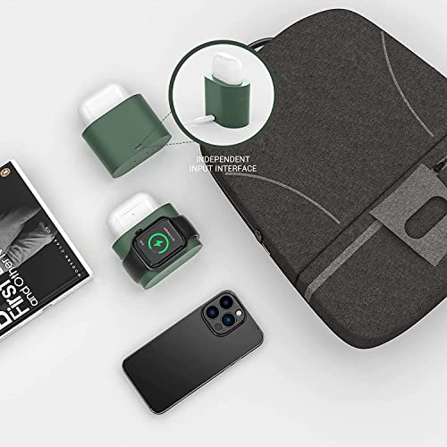 Walnut 15W 3 In 1 Qi Wireless Charger Charger Desk Lamp Alarm Table Clock Lamp Clock (Color : A) #TOP5