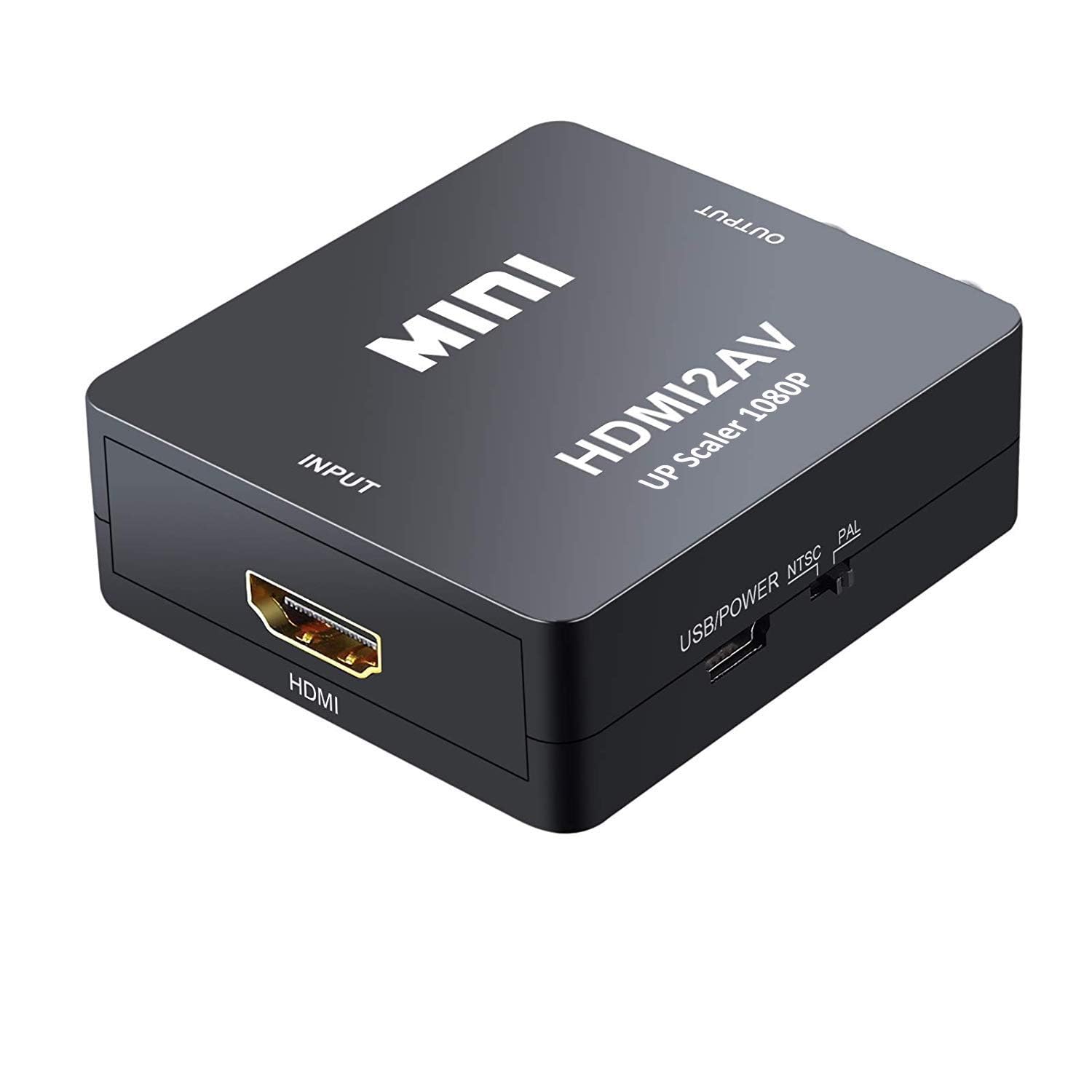 Adapter HDMI na RCA, HDMI na AV CVBS kompozytowy konwerter audio wideo do nowego PS4 Xbox Android TV Box laptopa Chromecast DVD kamera do starego monitora telewizyjnego