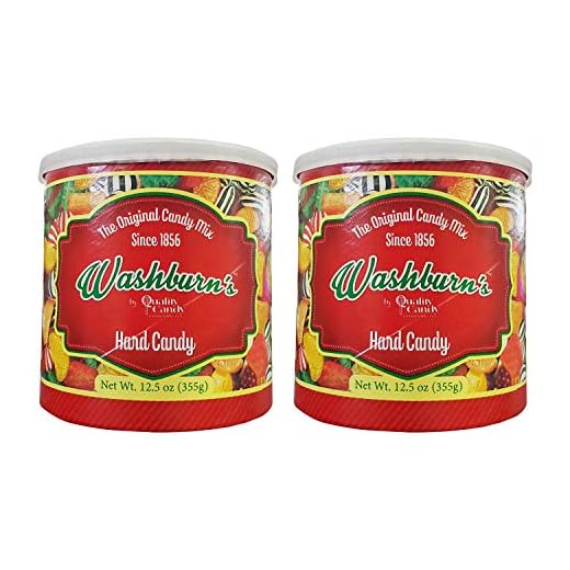 Washburn's Hard Candy (2 Pack, Total of 25oz)