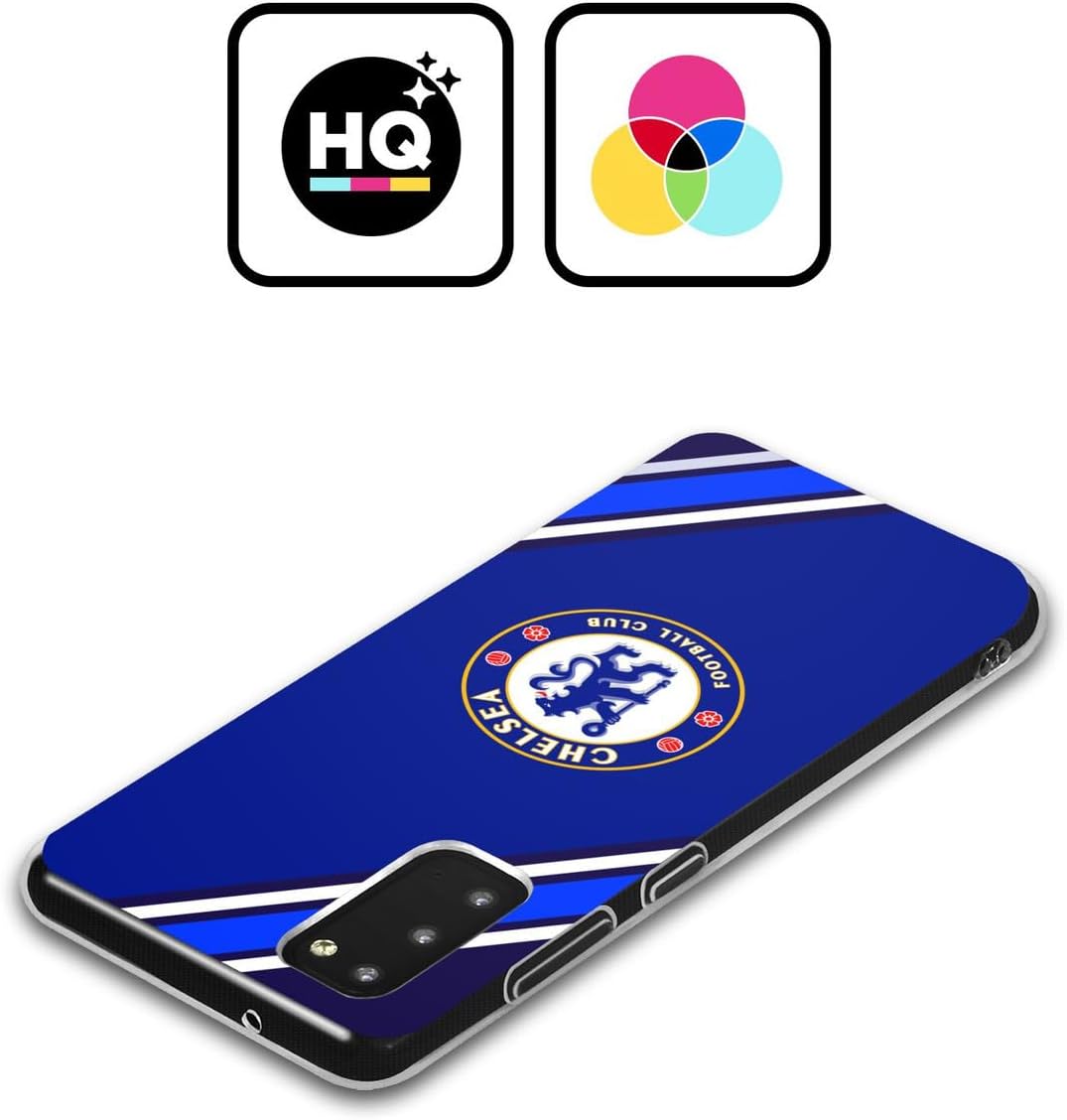 Head Case Designs Officially Licensed Chelsea Football Club Stripes Crest Gel Case [Military Grade Protection] Compatible with Samsung Galaxy A06 4G / 5G