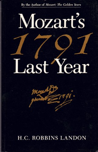 1791: Mozart's Last Year 002871315X Book Cover
