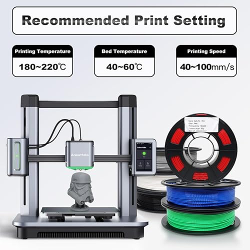 Filamento PLA+ Multicolor 1.75mm para Impresoras 3D - Alta Resistencia y Precisión Dimensional +/-0.02mm - Pack de 6 Cartuchos de 250g Cada Uno en Varios Col - Fernando Cortés