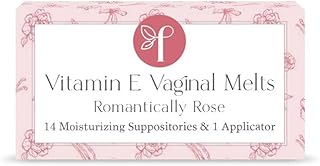 Vanilla Rose Vaginal Moisturizing Suppository Melts – 14 Individually Sealed Suppositories + 1 applicator