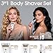 DSP 4-in-1 Beauty Set for Women: Epilator, Hair Removal Device, Electric Shaver & Trimmer, Waterproof with Fast Charging, Includes Accessories – Perfect Home Hair Device