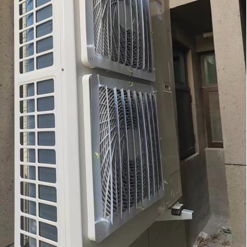 Grille de protection contre le vent de sortie du condenseur et support pour climatisation - 7