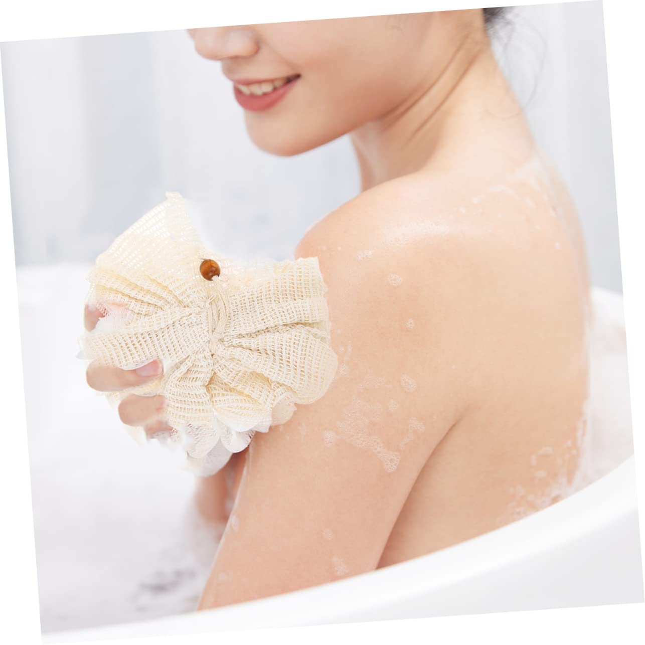 FOMIYES Juego de 3 Esponjas Exfoliantes para Baño Suaves Y Masajeadores para 4 Unidades