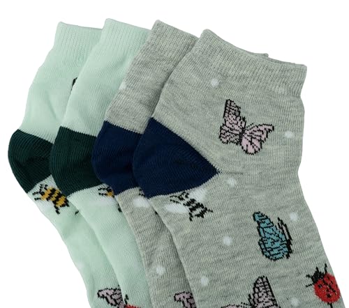 Image of Gelante 12-Pair Women's Ankle Socks, Colorful Comfortable Lightweight Breathable Athletic