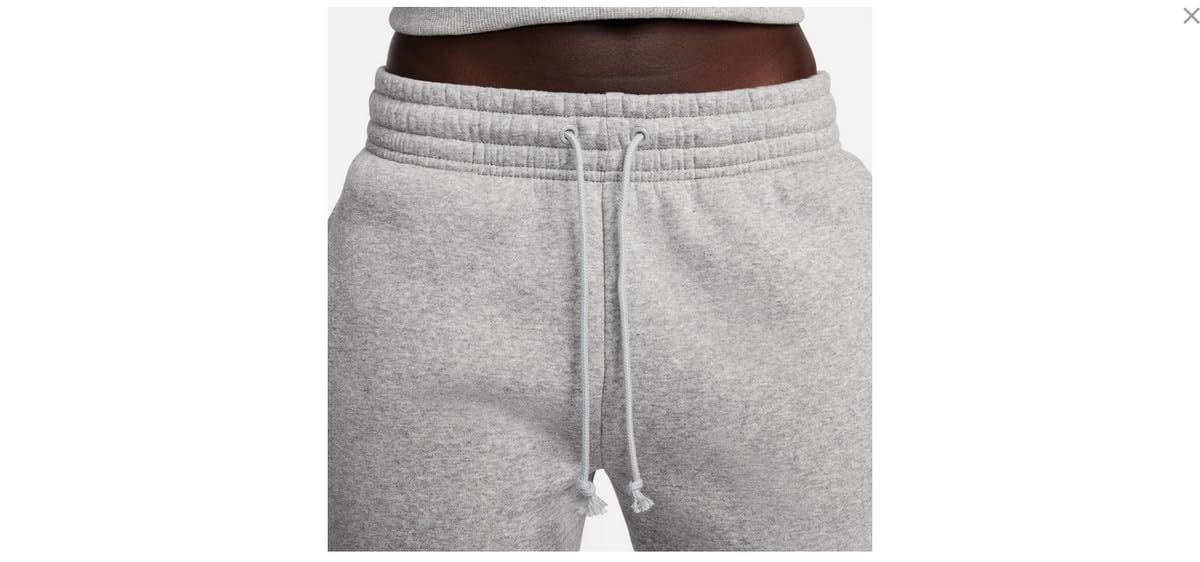 Nike W NSW Essntl Pant Reg FLC Sport Trousers, Mujer, dk Grey Heather/(White), S