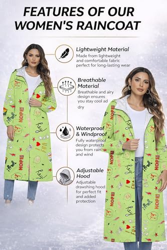 Image of Womens Waterproof Raincoat