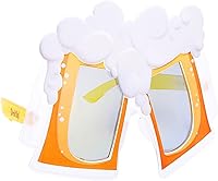 Vista 22 de Sun-Staches Gafas de sol con sombrero, recuerdos de fiesta de disfraces, UV400, talla única, Sombrero