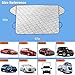 Car Windshield Cover for Ice and Snow, Thick Protective Windscreen Covers for Ice & Sleet， Weatherproof for Winter, Includes Anti-Theft Straps, Freeze Protector for Auto Car Truck Van SUV,