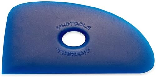 Miniatura 8 de Mudtools Costilla Polimérica Azul Tamaño 4 Firme - Triple Radio - Cerámica, Cerámica, Arcilla - B4