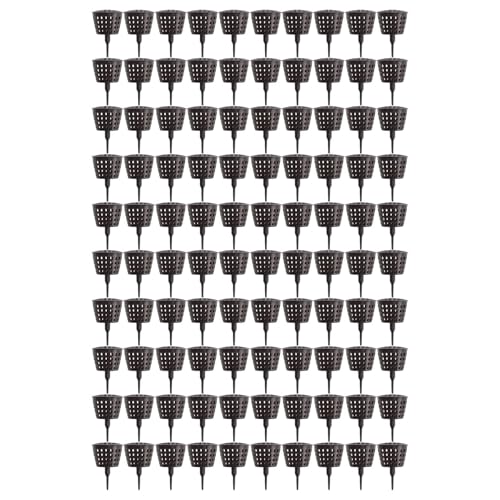 100 pièces Panier d'engrais pour bonsaï, Panier en Maille d'engrais, Tasse de Nutrition de Jardin, Pot de Filet d'engrais de (Grande)