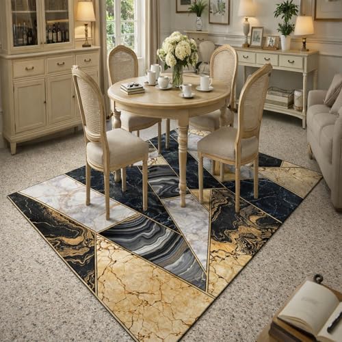 Alfombra de pelo corto suave 130x160cm lavadora sin dramas 2