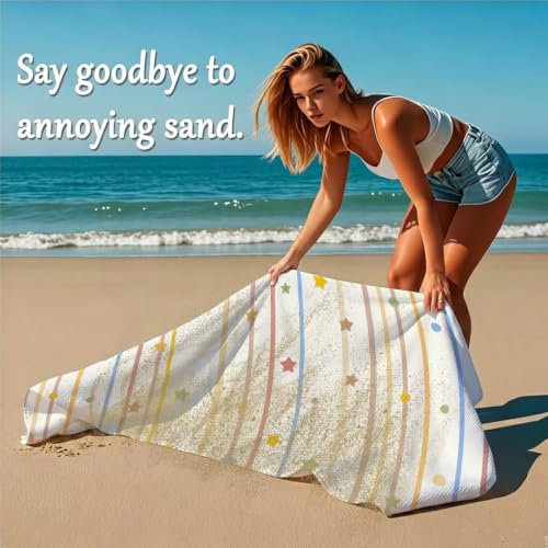 Serviette de plage microfibre pour piscine yoga et vacances au soleil - 4