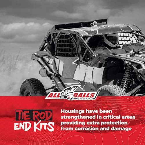 All Balls Tie Rod End Kit (51-1085-L) Replacement For Polaris RZR XP 4 1000 Ride Command 2019,RZR XP 4 TURBO 2017 2019, RZR XP TURBO MD 2016, RZR XP 4 TURBO Built After 6/5/17 2018 by All Balls - Image 7