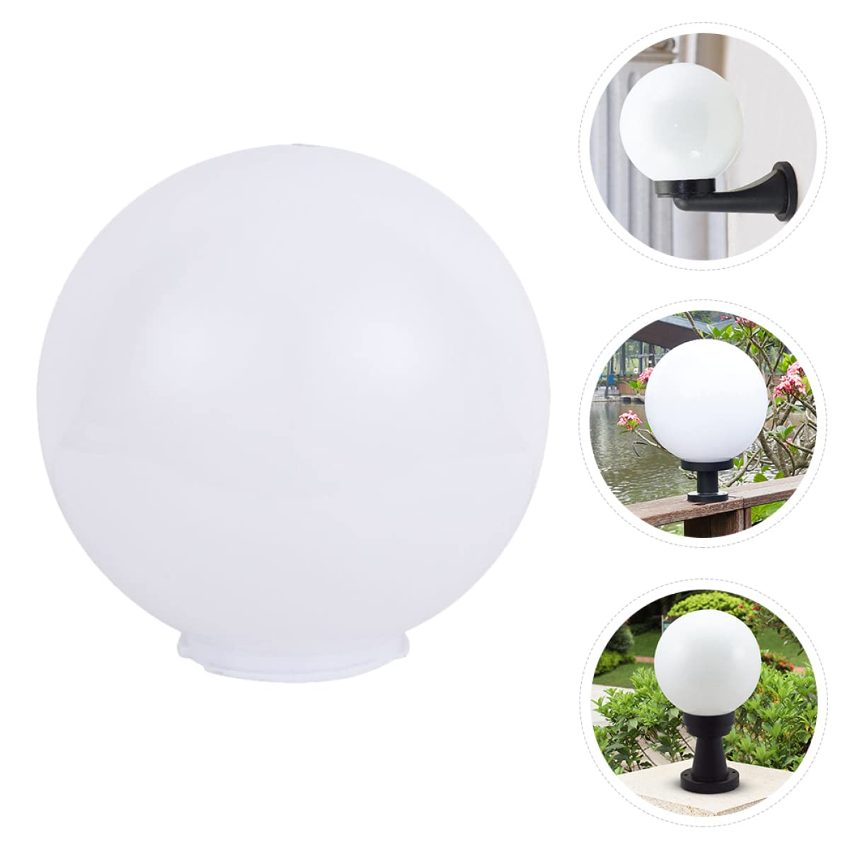LABRIMP Pantallas Pantalla De Lámpara Calle Universidad Iluminación Superior Acrílico Cm/Decoraciones De Oficina Decoración Cúpula Colgante Cm Pantalla De Tulipa Bola De Cristal