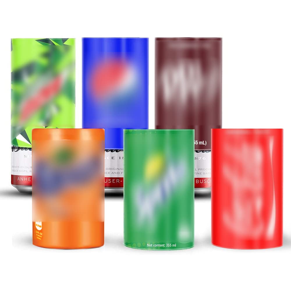 6 Pack Can Covers that Looks Like Soda, Can Wraps to Hide a Can Cover, Fits All 12FL OZ 355ml Beer Can