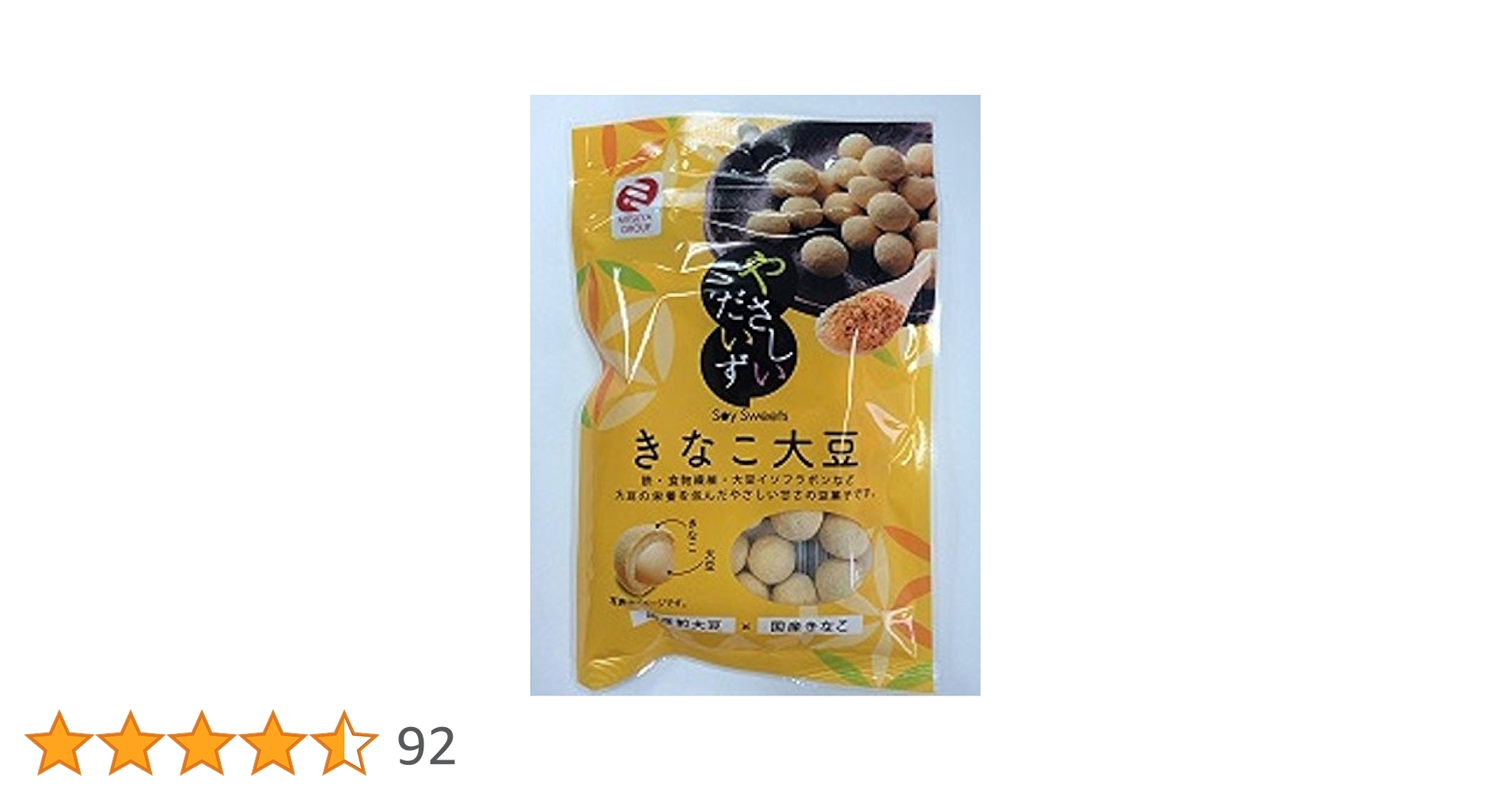 Amazon | ミツヤ きなこ大豆 65g×12袋 | ミツヤ | おつまみ