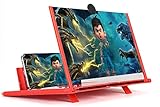 SUIFENG Lupa de Pantalla para Teléfono 12',Amplificadores de Pantalla 3D HD,Adecuado para Ver...