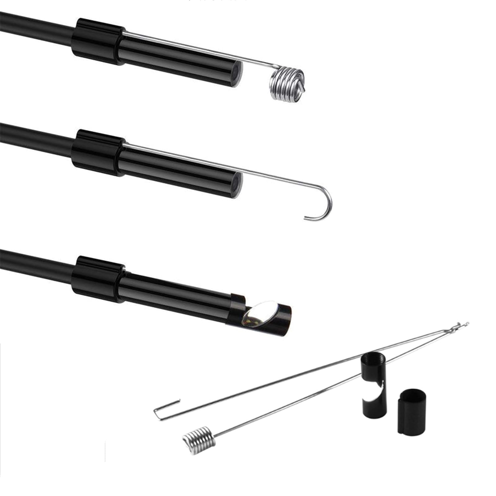 Industrial Endoscope Inspection Cameras Borescope Sewer Camera IP67 Snake Cameras with 6 LED Light