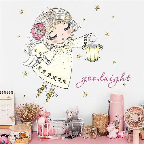 Vinilo Decorativo Ángel Rose Pink para Pared miniatura 2