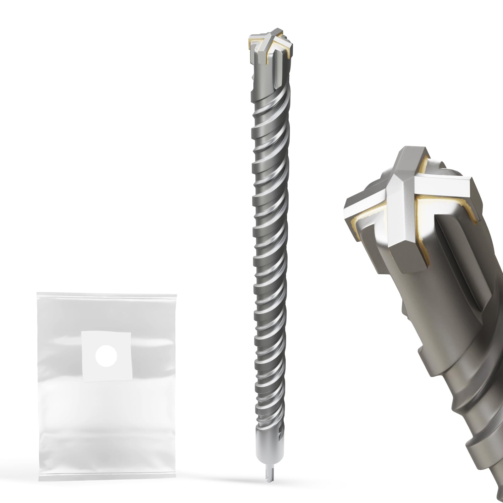 SDS Plus Drill Bit 35 mm x 600 mm for Concrete, Masonry & Stone - Durable and Powerful