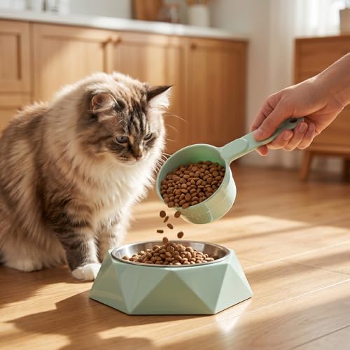 Vaso medidor 1/2 taza para alimentos de mascotas miniatura 7