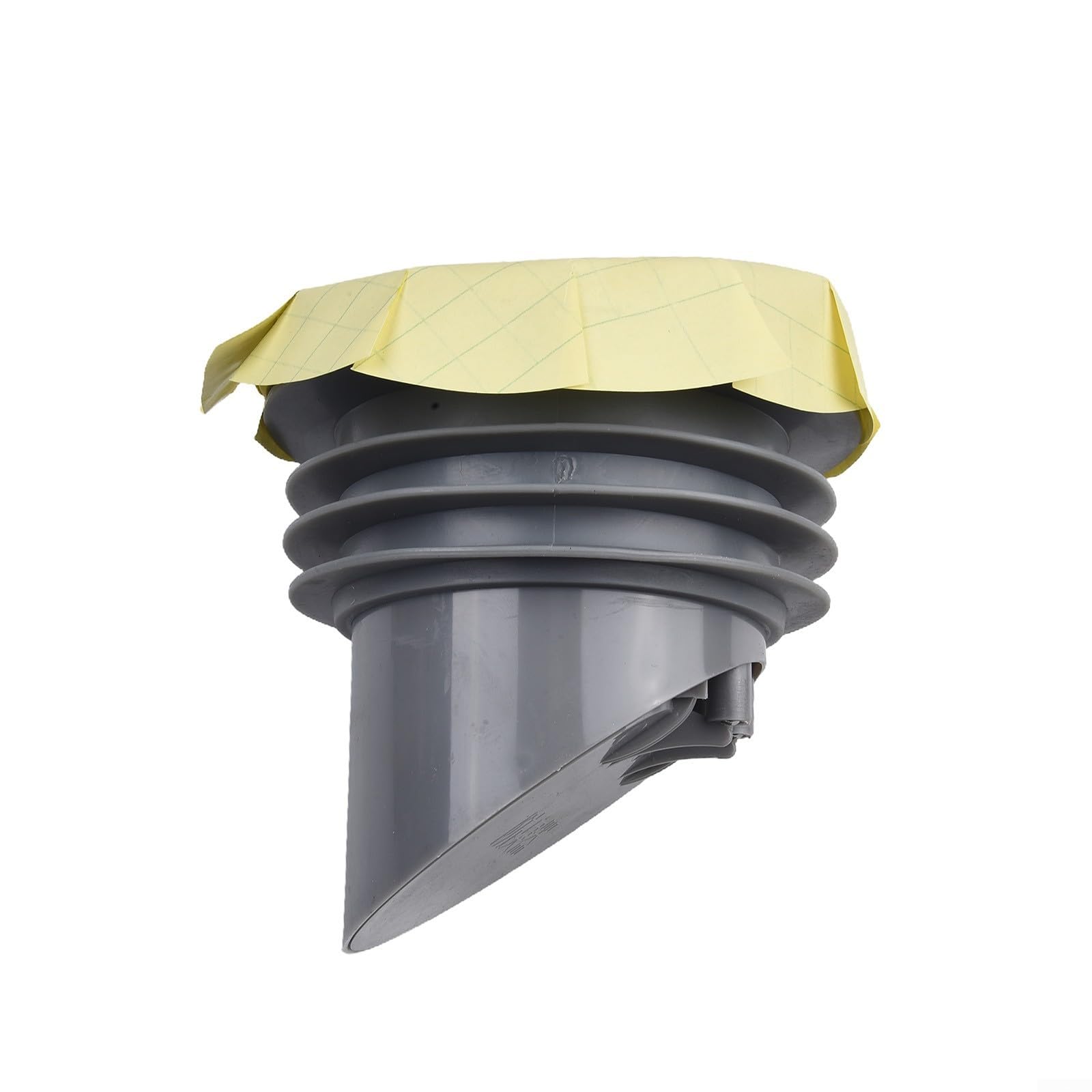 Clapet anti-retour à bride, cire épaisse étanche pour joint de toilette, caoutchouc anti-odeur avec valve de prévention du refoulement (gris)
