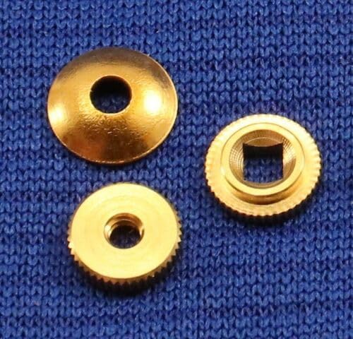 Replacement for Cuckoo Clock Hand Nut and Washer Set Fits Regula New Brass Part 25 35 34