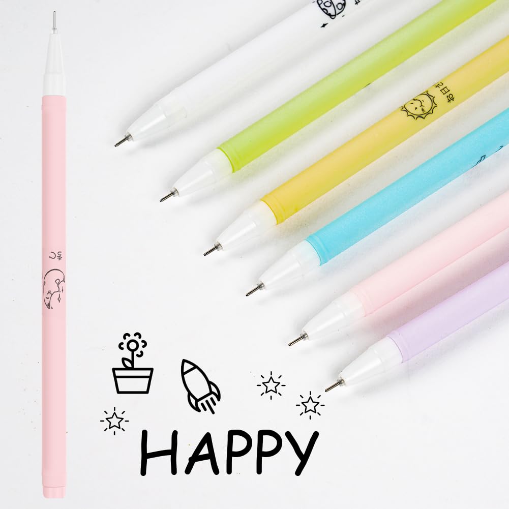 OFFCUP Rollerball pennen, 16 stuks intrekbare balpennen, gelpennen met zakclip, vloeibare inkt rollerball pen, zwarte inkt gladde pennen voor volwassenen schrijven notitie nemen school en OFFCUP Rollerball pennen, 16 stuks intrekbare balpennen, gelpennen met zakclip, vloeibare inkt rollerball pen, zwarte inkt gladde pennen voor volwassenen schrijven notitie nemen school en