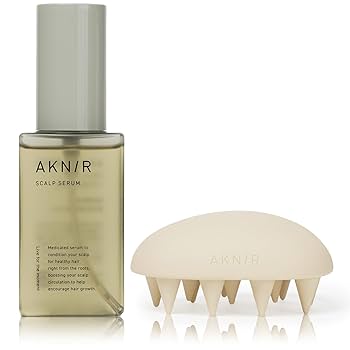 Amazon | AKNIR アクニー ヘアスカルプセラム + スカルプブラシ