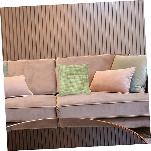 Funda de cojín verde para sofá y dormitorio en tamaño cuadrado decoración de salón 3