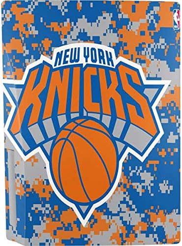 Vista 27 de Skinit Decal Gaming Skin Compatible with PS5 Bundle - Officially Licensed NBA New York Knicks Black Secondary Logo Design Negro - DSTKNI03